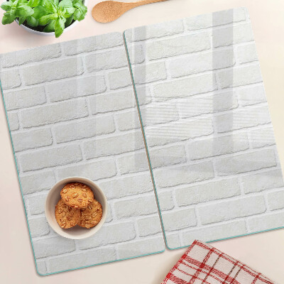 Tagliere in vetro temperato Muro di mattoni