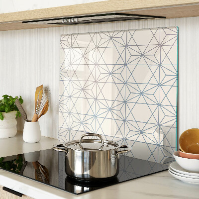 Tagliere in vetro temperato Geometria con triangoli e linee