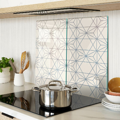 Tagliere in vetro temperato Geometria con triangoli e linee