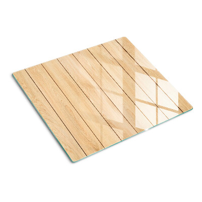 Tagliere in vetro temperato Tavola di legno di colore chiaro