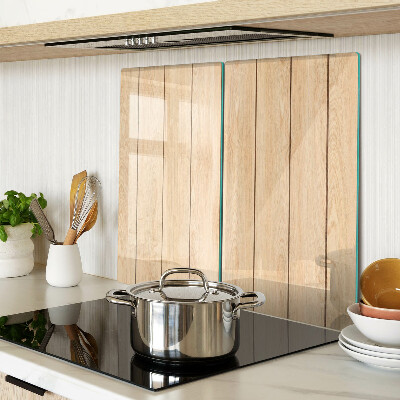 Tagliere in vetro temperato Tavola di legno di colore chiaro