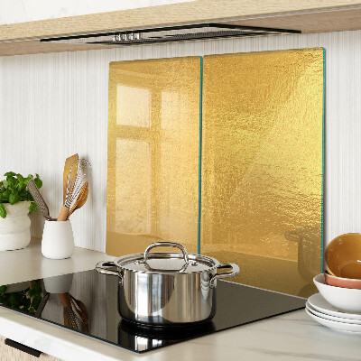 Tagliere in vetro Superficie dorata con riflessi