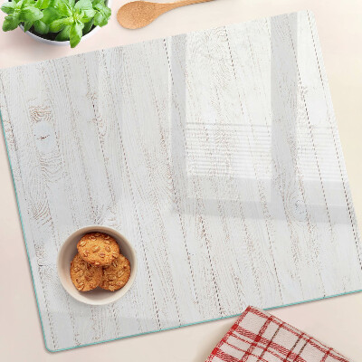 Tagliere in vetro temperato Tavole di legno bianco