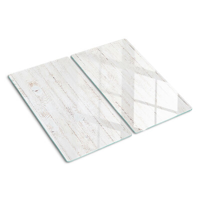 Tagliere in vetro temperato Tavole di legno bianco