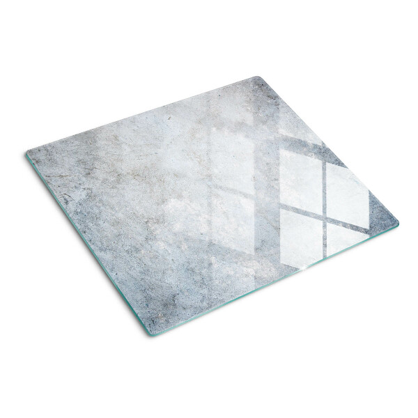 Tagliere in vetro temperato Effetto cemento con riflessione
