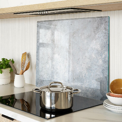 Tagliere in vetro temperato Effetto cemento con riflessione