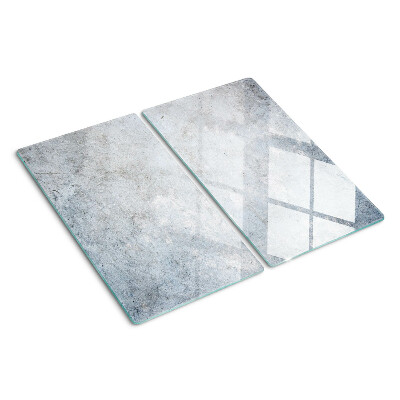 Tagliere in vetro temperato Effetto cemento con riflessione