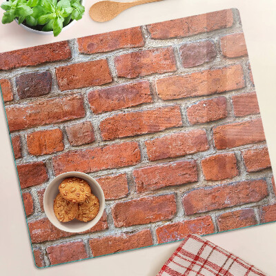 Tagliere in vetro Muro di mattoni