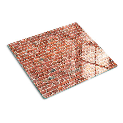 Tagliere in vetro temperato Muro di mattoni