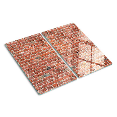 Tagliere in vetro temperato Muro di mattoni