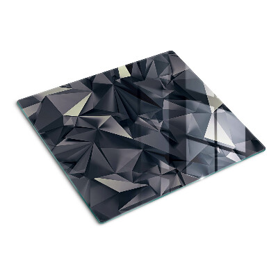 Tagliere in vetro Geometria in tonalità di grigio