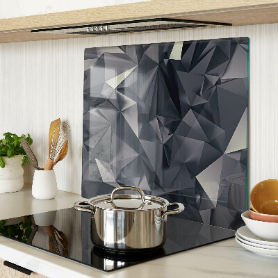 Tagliere in vetro Geometria in tonalità di grigio