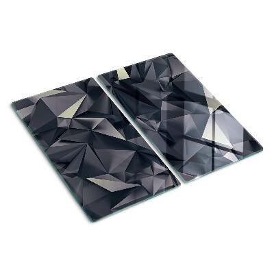 Tagliere in vetro Geometria in tonalità di grigio