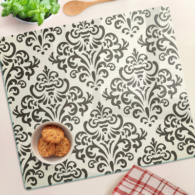 Tagliere in vetro Motivo vegetale in stile barocco