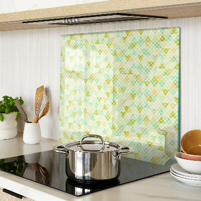 Tagliere in vetro temperato Geometria nei colori pastello