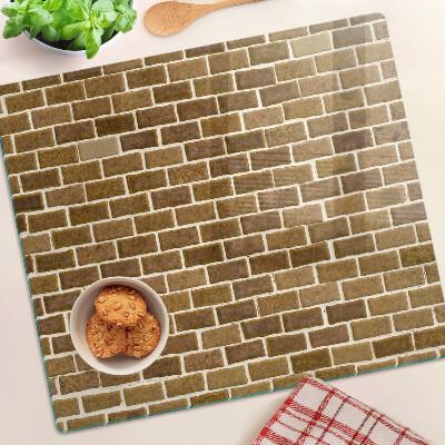 Tagliere in vetro Muro di mattoni
