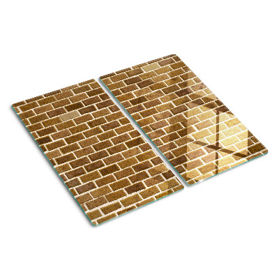 Tagliere in vetro Muro di mattoni