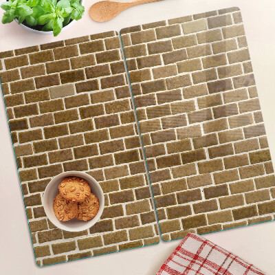Tagliere in vetro Muro di mattoni