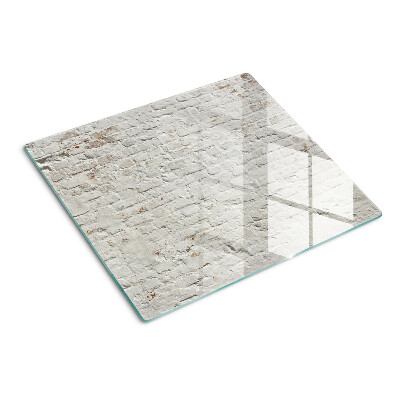 Tagliere in vetro temperato Muro di mattoni in stile loft