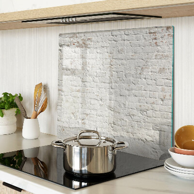 Tagliere in vetro temperato Muro di mattoni in stile loft