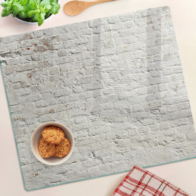 Tagliere in vetro temperato Muro di mattoni in stile loft