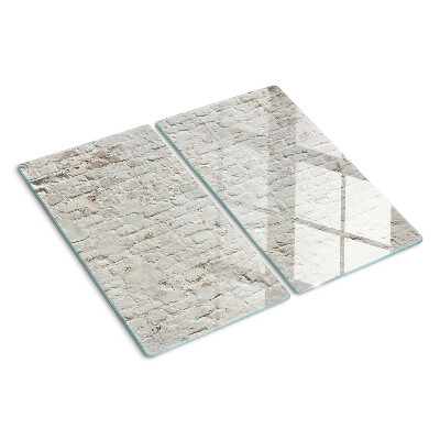 Tagliere in vetro temperato Muro di mattoni in stile loft
