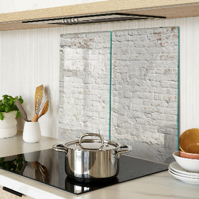 Tagliere in vetro temperato Muro di mattoni in stile loft