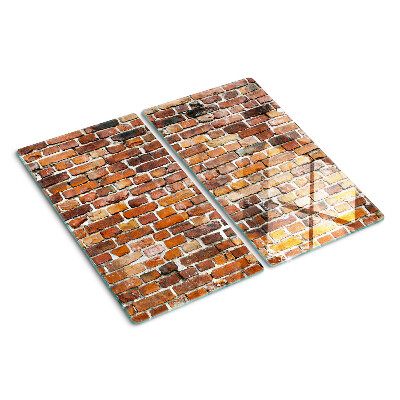 Tagliere in vetro temperato Muro di mattoni