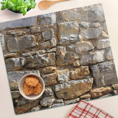 Tagliere in vetro Muro di pietra