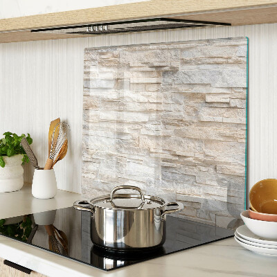 Tagliere in vetro temperato Pietra naturale nei toni del beige