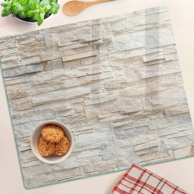 Tagliere in vetro temperato Pietra naturale nei toni del beige
