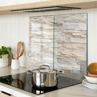 Tagliere in vetro temperato Pietra naturale nei toni del beige