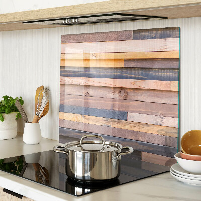 Tagliere in vetro Tavole color legno