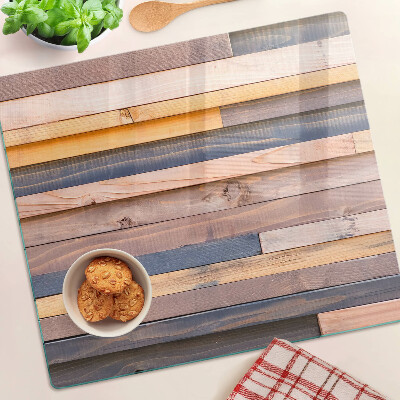 Tagliere in vetro Tavole color legno