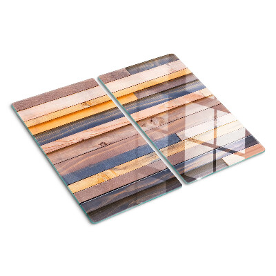 Tagliere in vetro Tavole color legno