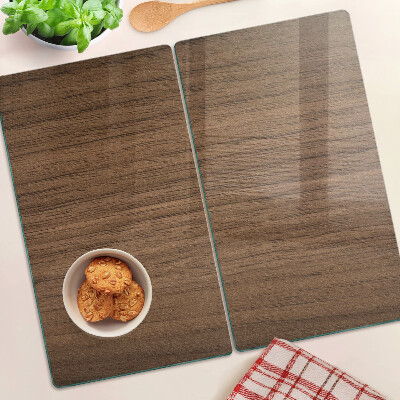 Tagliere in vetro Legno di noce