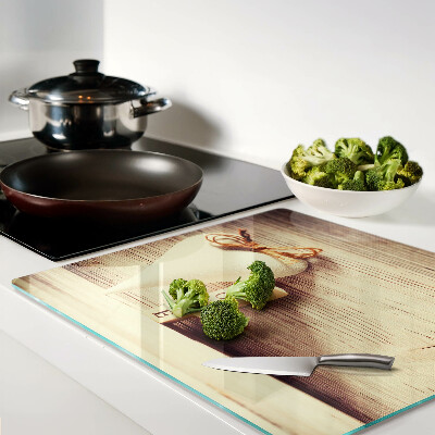 Tagliere in vetro temperato Amore e cuore