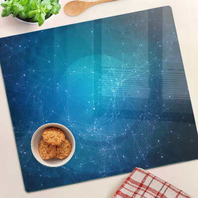 Tagliere in vetro Motivo geometrico di linee e punti