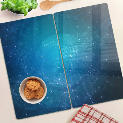 Tagliere in vetro Motivo geometrico di linee e punti
