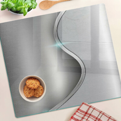 Tagliere in vetro temperato Design moderno con un'onda