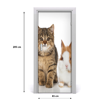 Adesivo per porta Animali domestici