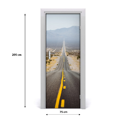 Adesivo per porta interna Visualizzazione