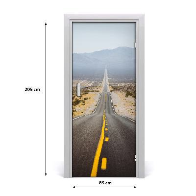 Adesivo per porta interna Visualizzazione