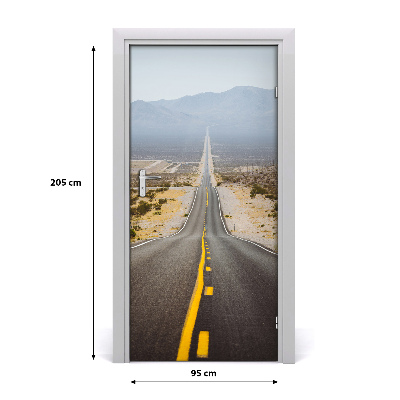 Adesivo per porta interna Visualizzazione