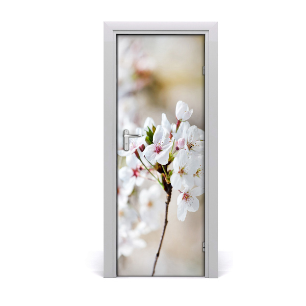Poster adesivo per porta fiori di ciliegio