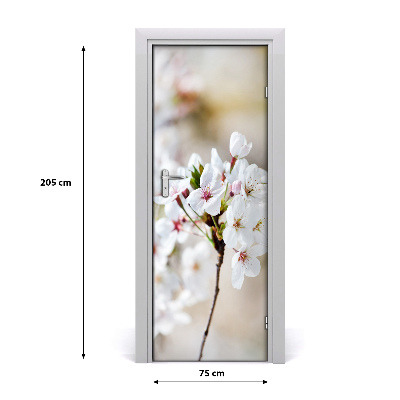 Poster adesivo per porta fiori di ciliegio
