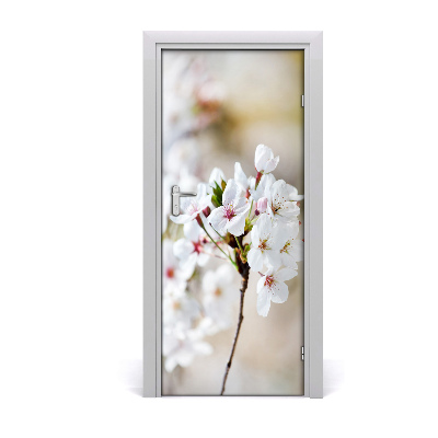 Poster adesivo per porta fiori di ciliegio