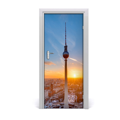 Adesivo per porta interna Torre televisiva