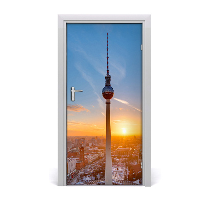 Adesivo per porta interna Torre televisiva
