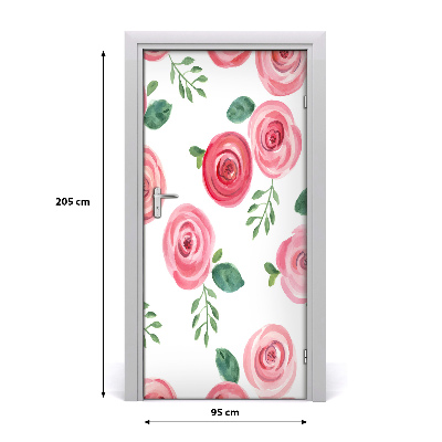 Rivestimento Per Porta Rosa Rosa